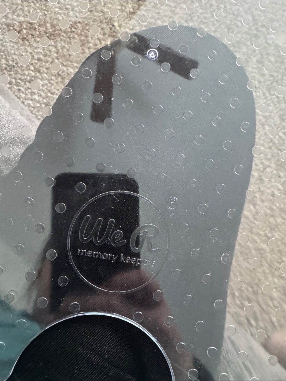 We R Memory Keepers Clear Non-Slip Craft Mat - Picture 2 of 3